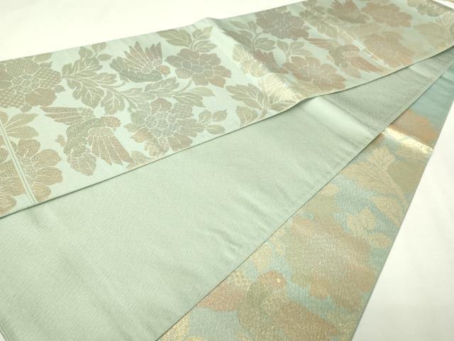 平和屋本店▼六通柄袋帯 名物裂文様 本金箔 正絹 逸品 DABI1048sf