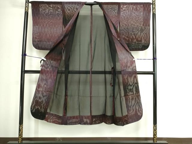 平和屋着物▽道中着 スリーシーズン 春夏秋 塵除け 菱間道 正絹 逸品 DABI1173sf
