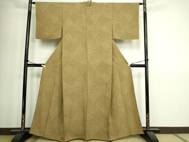 平和屋着物▽江戸小紋 単衣 寄せ小紋柄 正絹 逸品 DABI1176sf