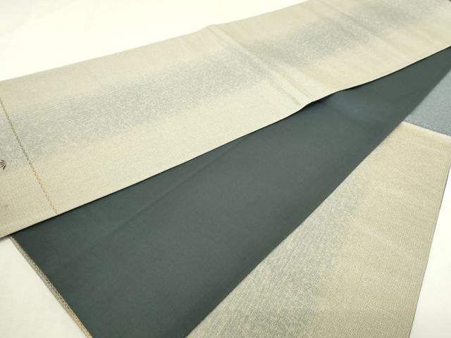 平和屋本店▼六通柄袋帯 霞文 本金箔 正絹 逸品 DABI1186sf