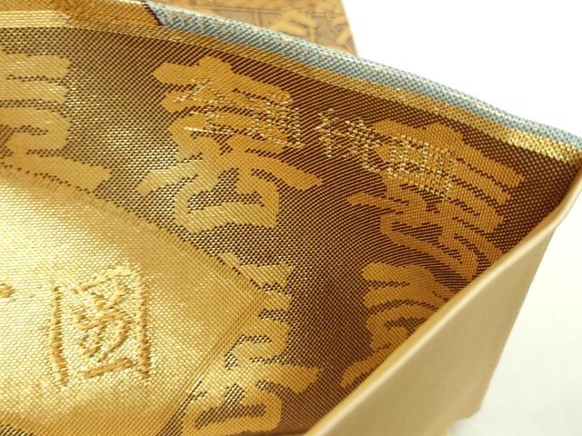 平和屋本店▼全通柄袋帯 洛中洛外図 本金箔 正絹 逸品 DABI1447sf