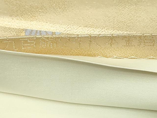 平和屋本店▼六通柄袋帯 唐織 九百錦 衣祈花鳥文 24k本金箔 正絹 逸品 DABI1484sf