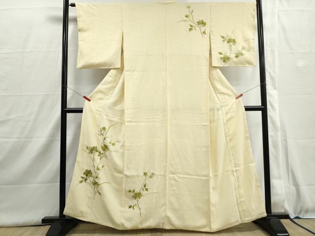平和屋着物■訪問着 総刺繍 草花文 更紗 金糸 正絹 逸品 DABI1526qa