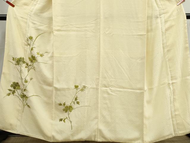 平和屋着物■訪問着 総刺繍 草花文 更紗 金糸 正絹 逸品 DABI1526qa