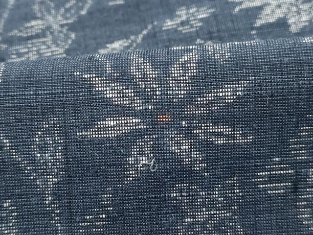 平和屋着物■上質な紬 枝花文 正絹 逸品 DABI1582qa