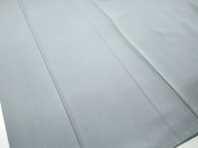 平和屋着物■上質な色無地 湊鼠色 正絹 逸品 DABI1638qa