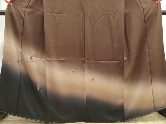 平和屋着物■訪問着 仕覆文 器物 暈し染め 金銀彩 正絹 逸品 DABI1642qa