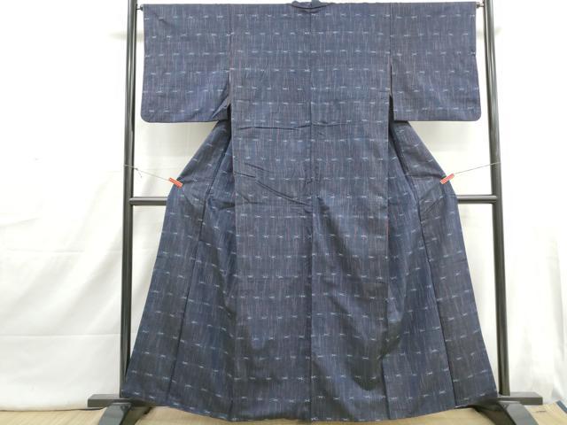 平和屋着物■上質な紬 抽象間道 正絹 逸品 DABI1668qa