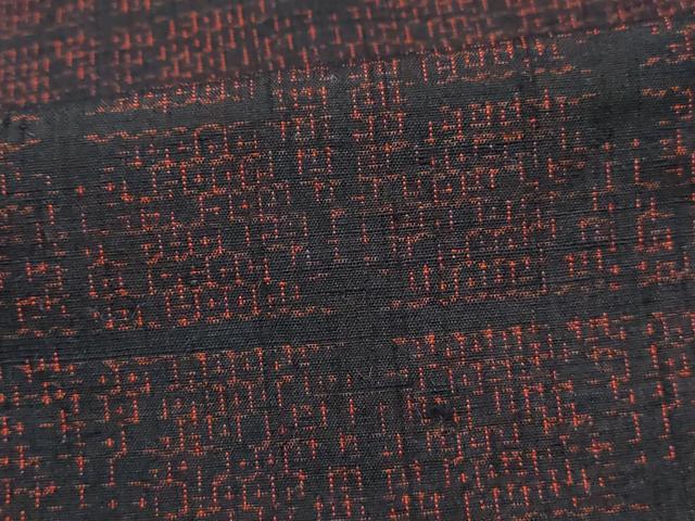 平和屋着物■結城紬 80亀甲 麻の葉文 正絹 逸品 DABI1725qa