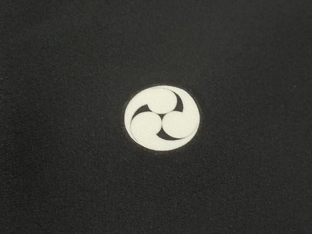 平和屋着物■豪華黒留袖 作家物 駒刺繍 雪輪笹花文 暈し染め 金彩 正絹 逸品 DABI1728qa