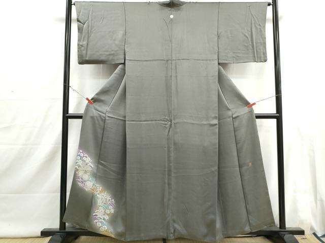 平和屋着物■豪華色留袖 作家物 風景花文 暈し染め 正絹 逸品 DABI1771qa