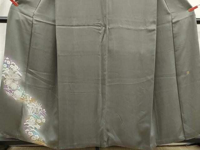平和屋着物■豪華色留袖 作家物 風景花文 暈し染め 正絹 逸品 DABI1771qa