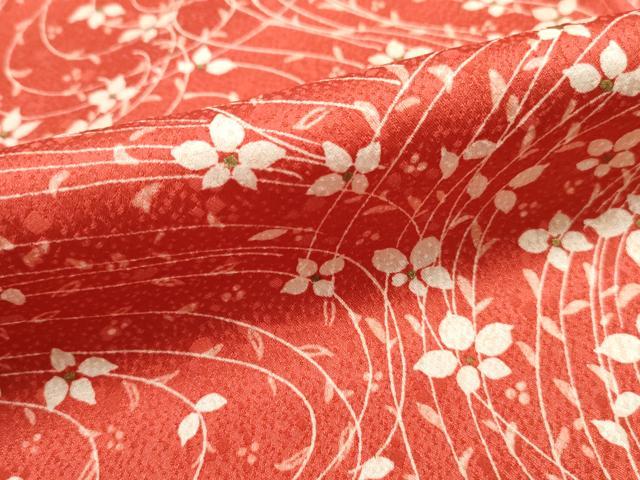 平和屋着物■上質な小紋 流水花文 金彩 正絹 逸品 DABI1790qa