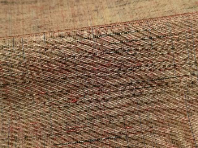 平和屋着物■上質な紬 霞文 正絹 逸品 DABI1801qa