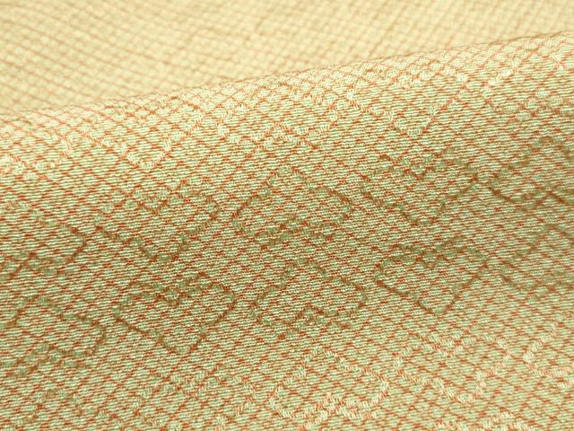 平和屋着物■上質な小紋 松地紋 花菱文 正絹 逸品 DABI1952qa