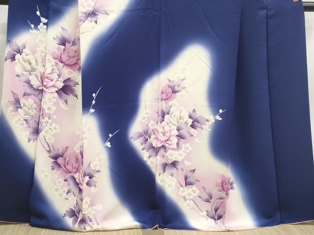 平和屋着物■訪問着 刺繍 枝花文 暈し染め 金彩 やまと誂製 正絹 逸品 DABI1984qa