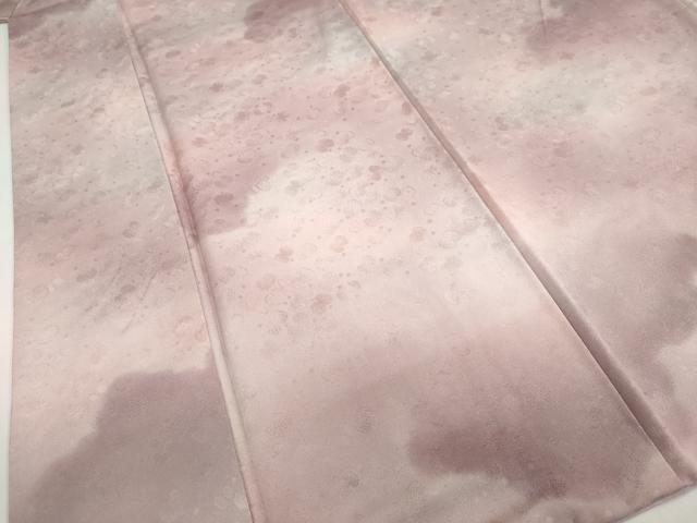 平和屋着物●上質な小紋 菱畳み地紋 暈し染め 正絹 逸品 DABI2015ud