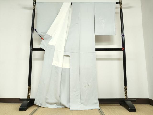 平和屋着物●訪問着 寿光織 草花文 金糸 正絹 逸品 DABI2021ud