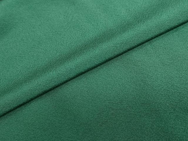 平和屋着物●上質な色無地 萌葱色 正絹 逸品 DABI2025ud