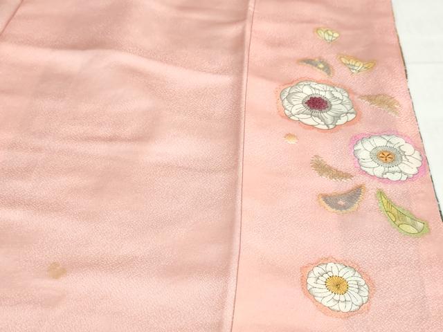 平和屋着物●豪華振袖 絞り 辻が花 暈し染め 銀通し地 正絹 逸品 DABI2034ud
