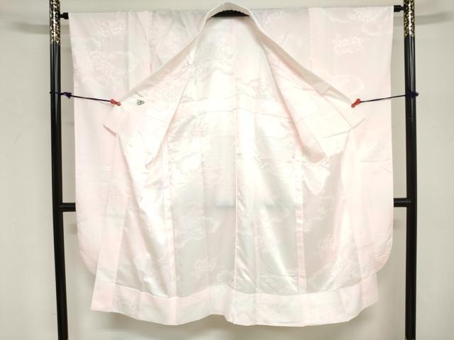 平和屋着物●振袖用長襦袢 無双仕立て 雲霞花籠地紋 暈し染め 京都きもの友禅扱い 洗える着物 DABI2043ud