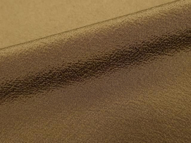 平和屋着物●本加賀友禅作家 押田正義監修 色無地 黒茶色 正絹 逸品 DABI2050ud
