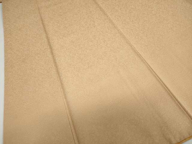 平和屋着物●上質な色無地 霞地紋 雄黄色 正絹 逸品 DABI2054ud
