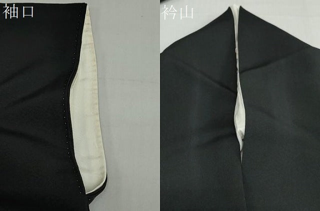 平和屋着物●松尾光琳 黒留袖 流水鴛鴦花文 金彩 正絹 逸品 DABI2058ud