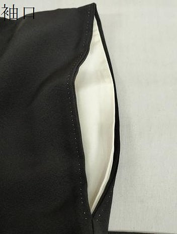 平和屋着物●人間国宝 羽田登喜男 TOKIOetTOKI 黒留袖 鴛鴦草花文 金銀彩 証明書付き 正絹 逸品 DABI2061ud