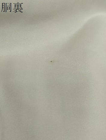 平和屋着物●黄八丈 綾織 格子文 正絹 逸品 DABI2098ud