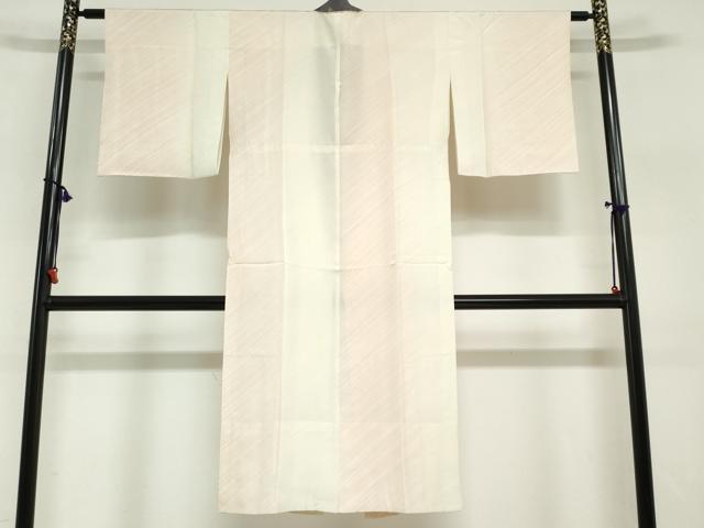 平和屋着物●長襦袢 無双仕立て 斜縞 正絹 逸品 DABI2101ud
