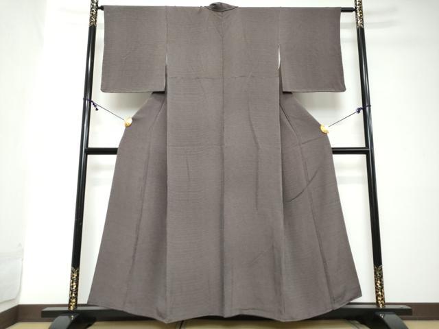 平和屋着物●江戸小紋 角通し 正絹 逸品 DABI2104ud