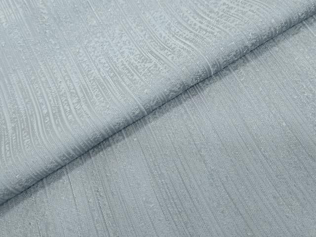 平和屋着物●上質な色無地 霞地紋 勿忘草色 正絹 逸品 DABI2125ud