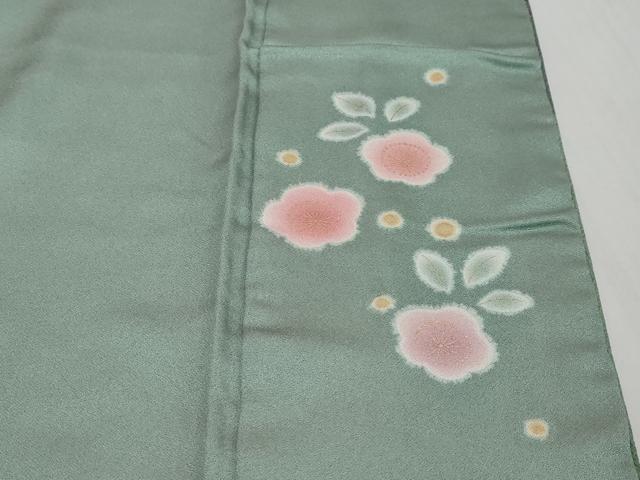 平和屋着物●訪問着 作家物 駒刺繍 流水吉祥草花文 金彩 三越扱い 正絹 逸品 DABI2172ud
