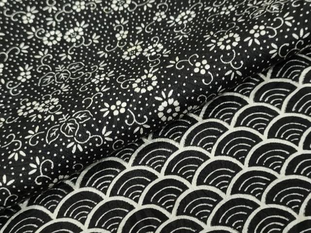 平和屋着物●訪問着 吉祥柄 黒地 正絹 逸品 DABI2181ud