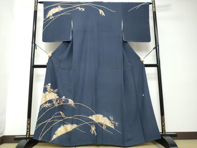 平和屋着物●訪問着 作家物 飾花文 金彩 正絹 逸品 未使用 DABI2184ud