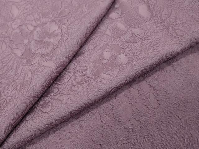 平和屋着物●上質な色無地 辻が花地紋 浅紫色 正絹 逸品 未使用 DABI2191ud