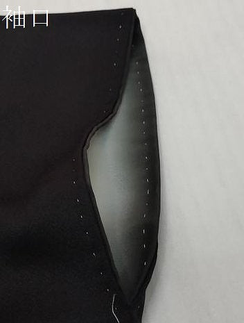 平和屋着物●訪問着 手描き 草花文 黒地 正絹 逸品 DABI2203ud