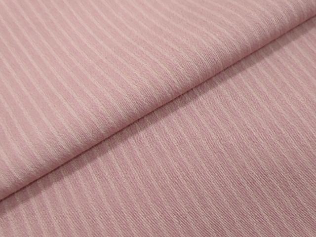 平和屋着物●上質なお召 縞 正絹 逸品 未使用 DABI2204ud