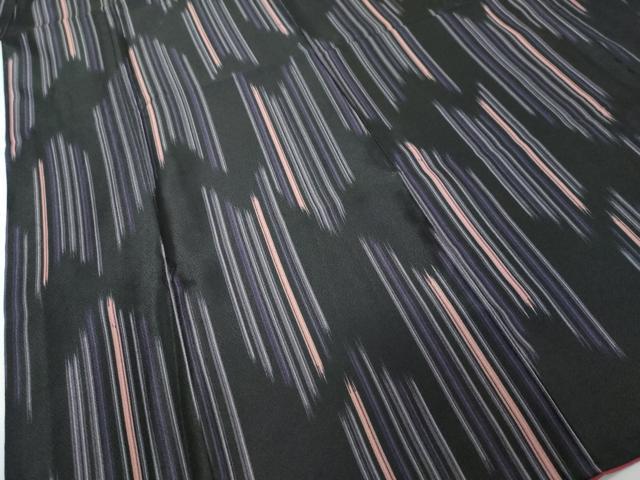 平和屋着物●小紋 変わり縞 洗える着物 DABI2213ud