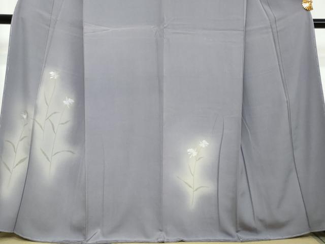 平和屋着物●訪問着 刺繍 草花文 暈し染め 正絹 逸品 未使用 DABI2246ud