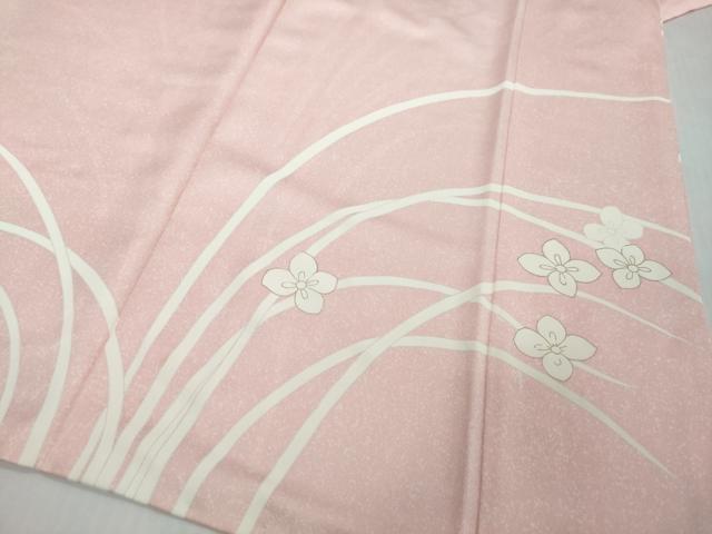 平和屋着物●訪問着 駒刺繍 草花文 金銀彩 正絹 逸品 DABI2259ud