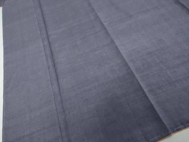 平和屋着物●結城紬 竜胆色 正絹 逸品 未使用 DABI2260ud