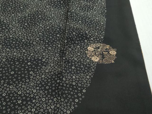 平和屋着物●東京染伝統工芸士 金田昇 訪問着 道長草花文 正絹 逸品 DABI2294ud