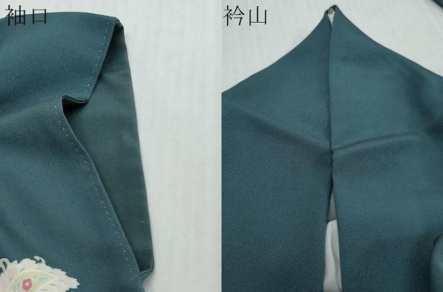 平和屋着物●訪問着 洋花文 金銀彩 正絹 逸品 DABI2300ud
