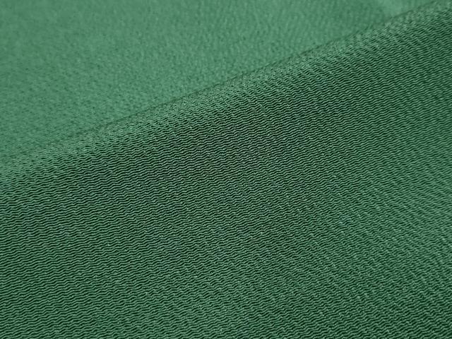 平和屋着物●上質な色無地 鉄色 鬼しぼ縮緬 正絹 逸品 DABI2336ud