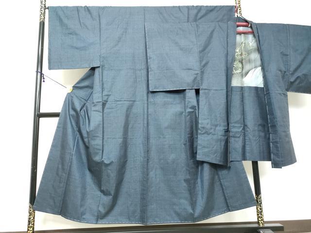 平和屋着物●男性 本場大島紬 アンサンブル 長羽織 100亀甲 総詰め 正絹 逸品 未使用 DABI2341ud
