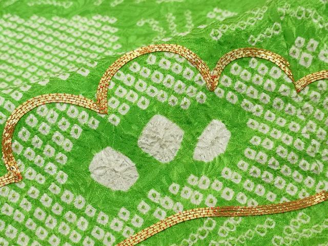 平和屋着物●訪問着 総絞り 駒刺繍 松竹梅 正絹 逸品 DABI2372ud