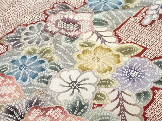 平和屋着物●訪問着 辻が花 金彩 正絹 逸品 DABI2376ud