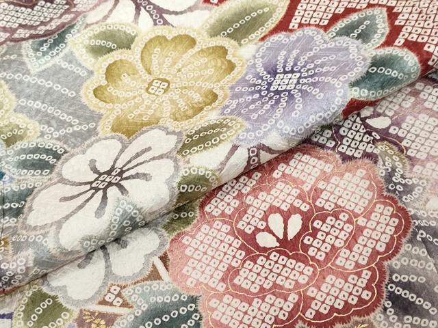 平和屋着物●訪問着 辻が花 金彩 正絹 逸品 DABI2376ud